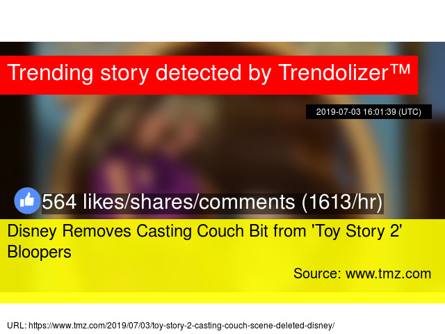 Disney Removes Casting Couch Bit From 039 Toy Story 2 039 Bloopers