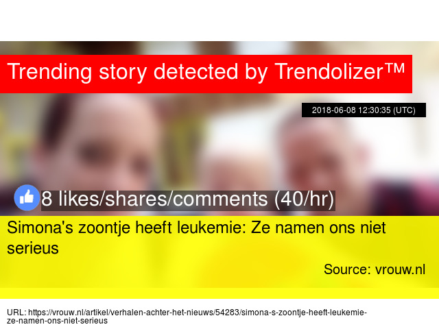 simona's zoontje heeft leukemie: ze namen ons niet serieus